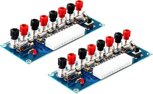 2pcs XH-M229 Bench-top Computer Chassis Supply Modules Transfer Board 24pin 3.3V 5V 12V Desktop Power Supply Breakout Adapter in Saudi Arabia