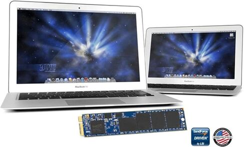 ترقية OWC 1TB Aura Pro 6G Flash SSD لجهاز MacBook Air 2012 in Kuwait