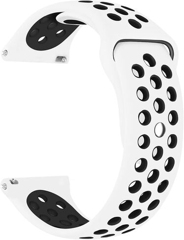 سوار YOUKEX 20 مم من السيليكون الناعم متوافق مع ساعة Samsung Galaxy Watch Galaxy Watch 3 41 مم/Galaxy Watch Active 2 (40 مم)(44 مم) 42 مم/Gizmo Watch Classic، سوار معصم رياضي للنساء والرجال in Kuwait