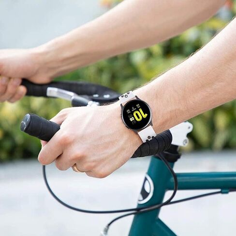 سوار YOUKEX 20 مم من السيليكون الناعم متوافق مع ساعة Samsung Galaxy Watch Galaxy Watch 3 41 مم/Galaxy Watch Active 2 (40 مم)(44 مم) 42 مم/Gizmo Watch Classic، سوار معصم رياضي للنساء والرجال in Kuwait