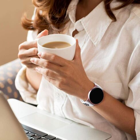 سوار YOUKEX 20 مم من السيليكون الناعم متوافق مع ساعة Samsung Galaxy Watch Galaxy Watch 3 41 مم/Galaxy Watch Active 2 (40 مم)(44 مم) 42 مم/Gizmo Watch Classic، سوار معصم رياضي للنساء والرجال in Kuwait