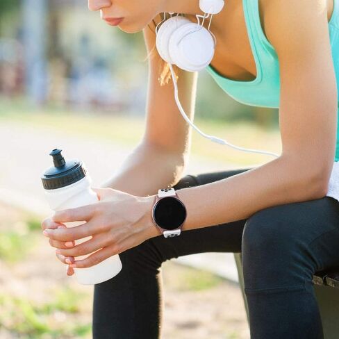 سوار YOUKEX 20 مم من السيليكون الناعم متوافق مع ساعة Samsung Galaxy Watch Galaxy Watch 3 41 مم/Galaxy Watch Active 2 (40 مم)(44 مم) 42 مم/Gizmo Watch Classic، سوار معصم رياضي للنساء والرجال in Kuwait