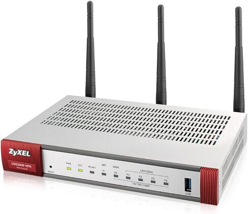 جدار فايري VPN الجيل القادم من زيكسيل مع 1 وان، و1 SFP، و4 منافذ جيجا LAN/DMZ و802.11ac/n واي فاي [USG20W-VPN] in Saudi Arabia