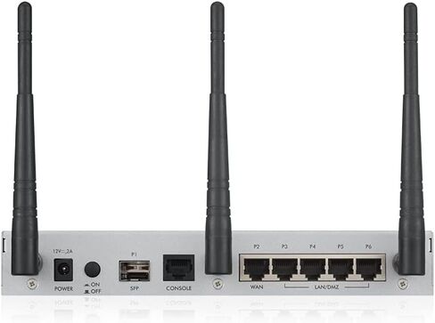جدار فايري VPN الجيل القادم من زيكسيل مع 1 وان، و1 SFP، و4 منافذ جيجا LAN/DMZ و802.11ac/n واي فاي [USG20W-VPN] in Saudi Arabia