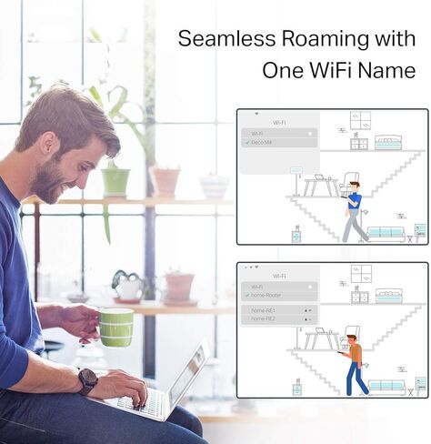 TP-Link Deco-P9-RB AC1200+AV1000 Wireless Dual-Band Powerline Mesh Wi-Fi System 3 Pack - Certified Refurbished in Kuwait