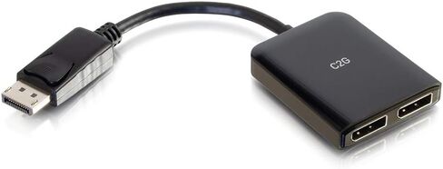 Legrand - C2G DisplayPort 1.2 Dual DP, 2 Port Monitor Splitter, Mini Displayport Adapter, 4k Monitor Splitter Adapter, 1 Count, C2G 54291 in Kuwait