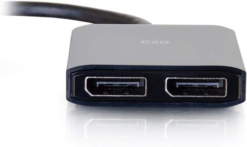 Legrand - C2G DisplayPort 1.2 Dual DP, 2 Port Monitor Splitter, Mini Displayport Adapter, 4k Monitor Splitter Adapter, 1 Count, C2G 54291 in Kuwait