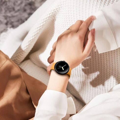 Kytuwy متوافق مع أساور ساعة Google Pixel، إبزيم معدني لحزام رياضي من السيليكون الناعم لسوار ساعة Google، بديل لسوار ساعة Pixel للنساء والرجال in Kuwait