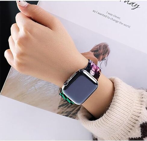 TZNUOUIE Anime Cartoon Watch Band Compatible with Watch Bands 38mm 40mm 41mm 42mm 44mm 45mm 49mm,Soft Silicone Replacement Sport Strap for Watch Series 9 8 7 6 5 4 3 2 1 SE,Gift for Boys Girls in Kuwait