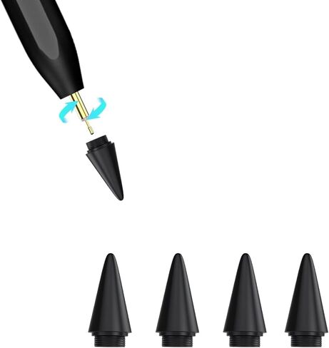 أطراف بديلة لقلم الرصاص JAMJAKE ID718 Stylus Pen (4 عبوات) - وردي in Kuwait