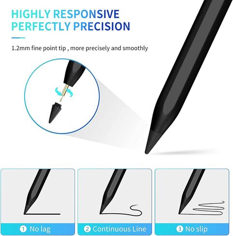 أطراف بديلة لقلم الرصاص JAMJAKE ID718 Stylus Pen (4 عبوات) - وردي in Kuwait