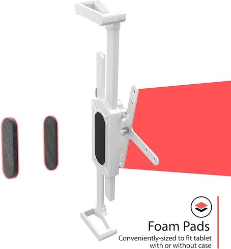 CTA Digital Security VESA and Flushed Wall Mount for 7-14 Inch Tablets (PAD-SVWMWS) - White in Saudi Arabia