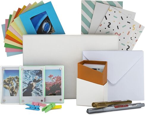 لوموجرافي كاميرا فورية من لومو مع 3 عدسات (اصدار سان ريمو) حزمة فيلم وصندوق فوتو/ مجموعة بطاقات بريدية ذاتية الصنع (3 عناصر) in Kuwait