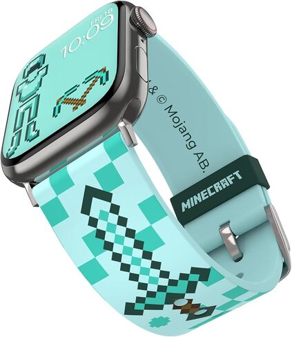 Minecraft Smartwatch Band Collection - Officially Licensed, Compatible with Every Size & Series of Apple Watch (watch not included) in Kuwait