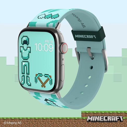Minecraft Smartwatch Band Collection - Officially Licensed, Compatible with Every Size & Series of Apple Watch (watch not included) in Kuwait
