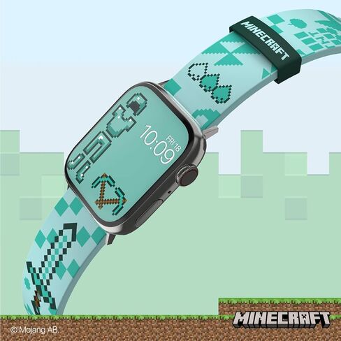 Minecraft Smartwatch Band Collection - Officially Licensed, Compatible with Every Size & Series of Apple Watch (watch not included) in Kuwait
