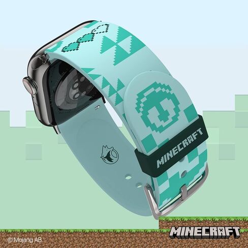 Minecraft Smartwatch Band Collection - Officially Licensed, Compatible with Every Size & Series of Apple Watch (watch not included) in Kuwait