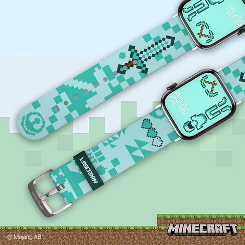 Minecraft Smartwatch Band Collection - Officially Licensed, Compatible with Every Size & Series of Apple Watch (watch not included) in Kuwait