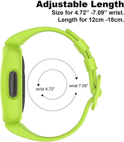 عصابات Lyforaz متوافقة مع Fitbit Ace 3 للأطفال، إكسسوارات سوار من السيليكون الناعم المقاوم للماء، استبدال أساور المعصم لساعة Fitbit Ace 3 للفتيات والأولاد in Saudi Arabia
