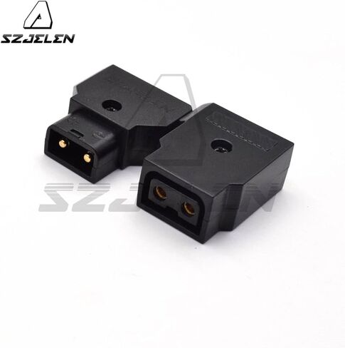 SZJELEN 2 قطعة ذكر D-Tap موصل التوصيل عدة Rewirable DIY التوصيل حقن الرأس لكاميرا الفيديو تلاعب كابل الطاقة V-Mount DSLR Anton بطارية الكاميرا (ذكر d-tap Plug) in Kuwait
