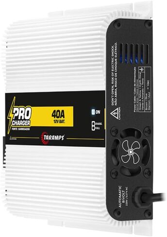 Taramps Pro Charger 40A Power Supply Bivolt Automatic 127/220V AC, Dynamic Mode, Automotive Sound Car Audio, 12VDC ~ 14.4VDC Battery Charger, 560W MAX Power Rating, High Technology in Saudi Arabia