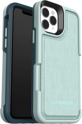 LifeProof FLIP Series Wallet Case for iPhone 11 Pro - Non Retail Packaging - Water Lily (SURF Spray/Dark Jade) in Kuwait