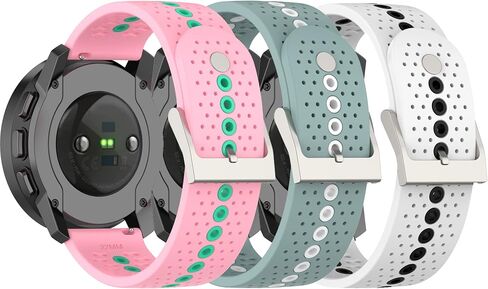 حزام رياضي 22 ملم لـ Amazfit GTR 3 Pro/GTR 3/GTR 4/Bip 5/GTR 2/GTR 2e، Ticwatch Pro 3، Huawei GT 2 أساور معصم بديلة من السيليكون ساعة قابلة للتعديل لـ Amazfit GTR 3 للنساء والرجال، أحمر/أسود/أبيض in Kuwait
