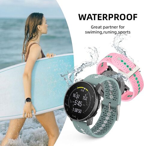 حزام رياضي 22 ملم لـ Amazfit GTR 3 Pro/GTR 3/GTR 4/Bip 5/GTR 2/GTR 2e، Ticwatch Pro 3، Huawei GT 2 أساور معصم بديلة من السيليكون ساعة قابلة للتعديل لـ Amazfit GTR 3 للنساء والرجال، أحمر/أسود/أبيض in Kuwait