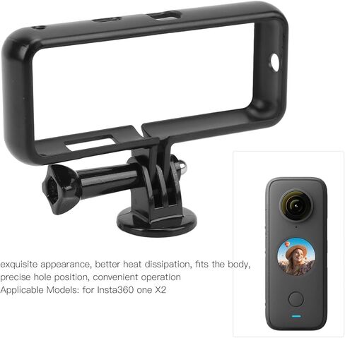 حافظة حماية للكاميرا بإطار أفقي مقاوم للسقوط من Ladyhow لهاتف Insta360 One X2 in Kuwait