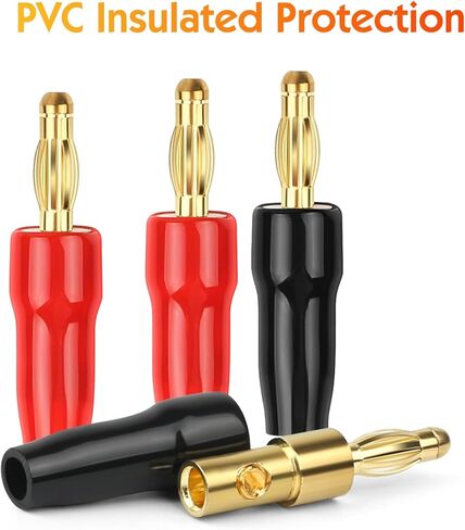 24 زوجًا من مقابس الموز، تدعم أسلاك 12 ايه دبليو جي الى 18 ايه دبليو جي، موصل مكبر صوت مطلي بالذهب لسلك مكبر الصوت ولوحة الحائط ومستقبل الصوت والفيديو ومكبرات الصوت وانظمة الصوت in Kuwait