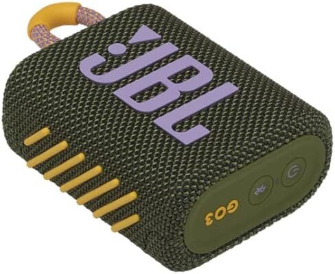 JBL Go 3 Portable Waterproof Wireless IP67 Dustproof Outdoor Bluetooth Speaker (Blue) in Saudi Arabia