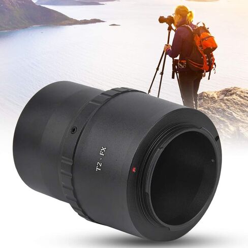 حلقة محول معدنية Oumij1 T2-FX - لتلسكوب T Mount 2 بوصة - لكاميرات Fujifilm FX - حلقة محول تلسكوب - سهلة التركيب in Kuwait