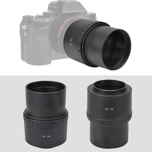 حلقة محول معدنية Oumij1 T2-FX - لتلسكوب T Mount 2 بوصة - لكاميرات Fujifilm FX - حلقة محول تلسكوب - سهلة التركيب in Kuwait