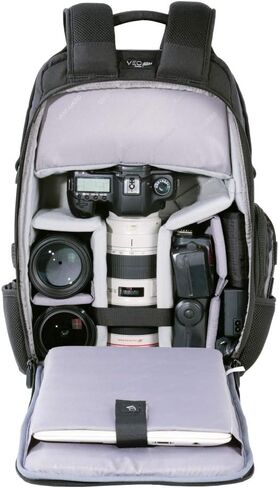حقيبة ظهر VANGUARD VEO Range T45M BK لكاميرا DSLR/بدون مرآة، نمط تكتيكي - أسود in Saudi Arabia