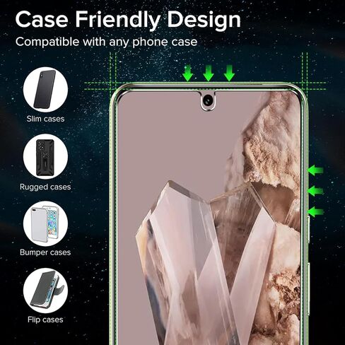 واقي شاشة من الزجاج المقسى ivoler [4+2Pack] لهاتف Samsung Galaxy A33 5G [4 Pack] مع [عبوتين] واقي عدسة الكاميرا مع [إطار محاذاة] طبقة شفافة عالية الدقة مضادة للخدش، 6.4 بوصة in Kuwait