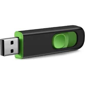MAKACTUA محرك أقراص فلاش USB سعة 16 جيجابايت، محرك أقراص USB 2.0، محرك أقراص الإبهام، محرك أقراص القفز لتخزين البيانات أسود/أخضر in Kuwait