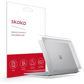 skoko [4 في 1] غطاء حماية كامل للجسم متوافق فقط مع MS Surface Laptop 15 الجيل الرابع الخامس، خالي من الفقاعات، على غرار واقي الشاشة TPU غير اللامع، الملحقات، الملصقات in Saudi Arabia