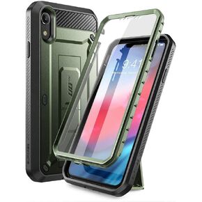 حافظة SUPCASE Unicorn Beetle Pro Series مصممة، مع واقي شاشة مدمج لكامل الجسم، حافظة متينة لهاتف iPhone XR 6.1 بوصة (إصدار 2018) (أسود) in Kuwait
