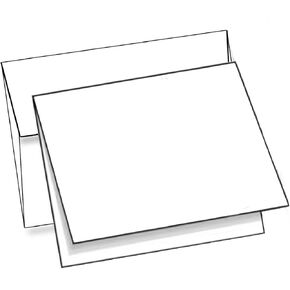 SUPHOUSE Blank White Cards and Envelopes 24 Pack,4 x 6 Heavyweight Folded Cardstock and A7 Envelopes for DIY Christmas Greeting Cards, Wedding, Birthday, Invitations, Thank You Cards & All Occasion in Kuwait