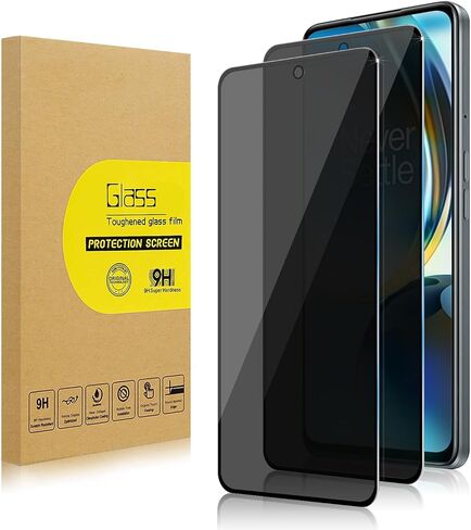 واقي شاشة للخصوصية من Lokyoo مكون من قطعتين لهاتف Oneplus Nord N300 5G [زجاج مقسى مضاد للتجسس]، فائق الدقة، مضاد للخدش، خالٍ من الفقاعات، زجاج واقي سهل التركيب 9H لهاتف Nord N300 in Kuwait