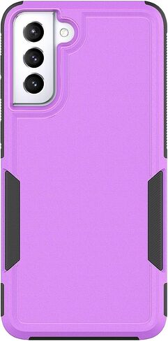 for Samsung Galaxy S21 Plus Case: Dual Layer Protective Heavy Duty Cell Phone Cover Shockproof Rugged with Screen Protector - Military Protection Bumper Tough - Samsung Galaxy S21+ Plus 5G, Black in Saudi Arabia