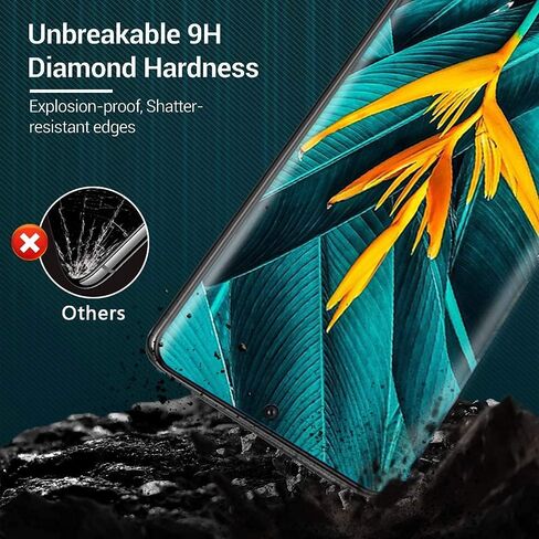 [1+2 Pack] Galaxy S22 Ultra Privacy Screen Protector with Camera Lens Protector, 9H Hardness Tempered Glass/Anti Spy/3D Bending/Scratch Resistant/Bubble-Free For Samsung Galaxy S22 Ultra 5G 6.8 Inch in Kuwait