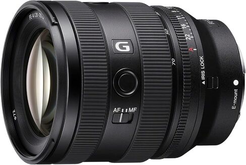 مجموعة عدسات Sony SEL2070G FE مقاس 20-70 مم F4 G Zoom E-Mount مع بطاقة ذاكرة Lexar 128 جيجابايت عالية الأداء 800x UHS-I SDHC (سلسلة زرقاء) in Saudi Arabia