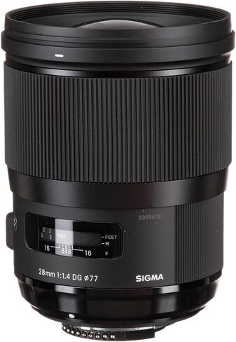 مجموعة عدسة Sigma Art مقاس 28 مم f/1.4 DG HSM لكاميرا Nikon F (441955) + حقيبة ظهر + بطاقة سعة 64 جيجابايت + حافظة عدسة + قارئ بطاقات + طقم مرشح 3 قطع + مجموعة تنظيف + حامل ثلاثي القوائم مرن + محفظة ذاكرة + جهاز تحكم عن بعد بالأشعة تحت الحمراء + المزيد in Saudi Arabia