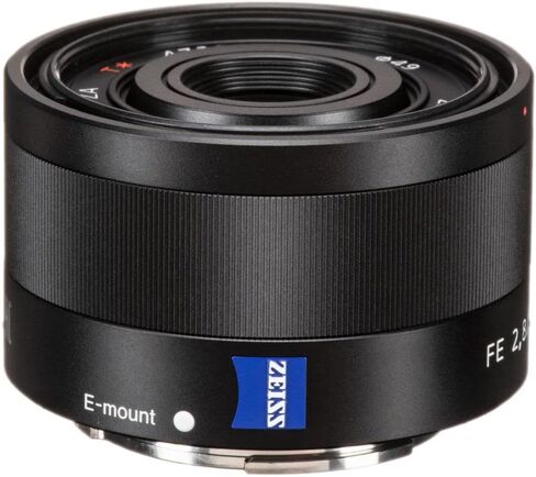 عدسة Sony Sonnar T FE مقاس 35 مم f/2.8 ZA (SEL35F28Z) + طقم مرشح + حافظة غطاء العدسة + طقم تنظيف + المزيد (متجدد) in Saudi Arabia