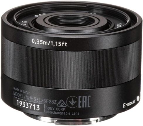 عدسة Sony Sonnar T FE مقاس 35 مم f/2.8 ZA (SEL35F28Z) + طقم مرشح + حافظة غطاء العدسة + طقم تنظيف + المزيد (متجدد) in Saudi Arabia