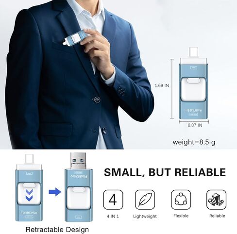 ذاكرة فلاش 4 في 1 لجهاز ايفون وايباد in Kuwait