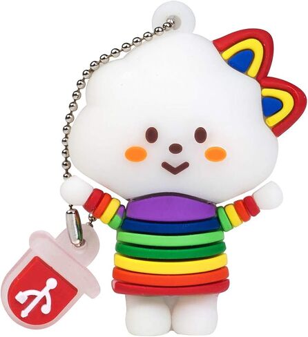 BorlterClamp 32GB USB Flash Drive Cute Cartoon Cloud Girl Model Memory Stick, Gift for Students and Children in Saudi Arabia