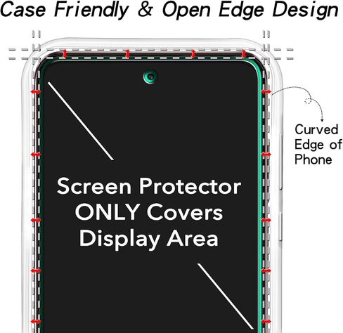 KATIN [عبوتان] واقي شاشة لهاتف Motorola Moto G Stylus 5G (2023) [غير مناسب لإصدار 2022/2021/2020] زجاج مقسى، مضاد للخدش، خالٍ من الفقاعات، صديق للحافظة in Kuwait