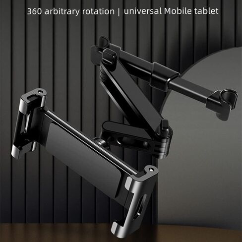 RIWPKFH Car Headrest Tablet Mount,360° Rotating Adjustable Tablet Headrest Holder,Car Seat Rear Stand Headrest Bracket for Phone Tablet 5-13 Inch in Kuwait